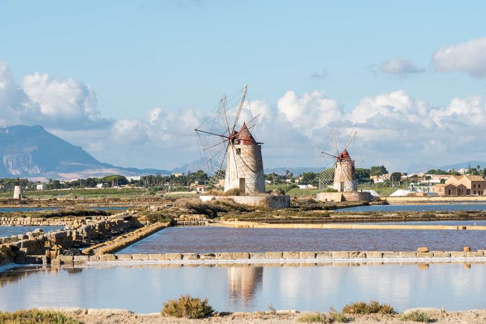 Saline in Marsala Sicily